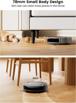 Lefant M210 Pro Robot Vacuum Cleaner, 6 Cleaning Modes, 200 Mins Runtime, 4000Pa Suction, SmartSense Technology, Grey