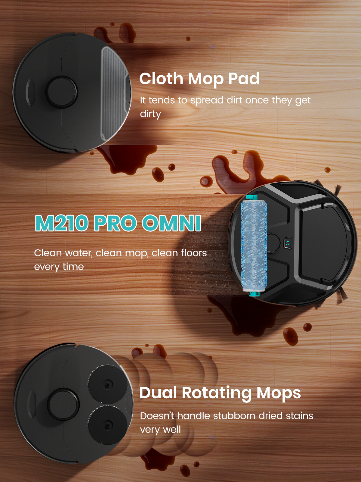 【新品未使用】Lefant M210 Pro＋ 黒 Amazon.com: Lefant M210 Pro Robot Vacuum Cleaner, 2200Pa Suction