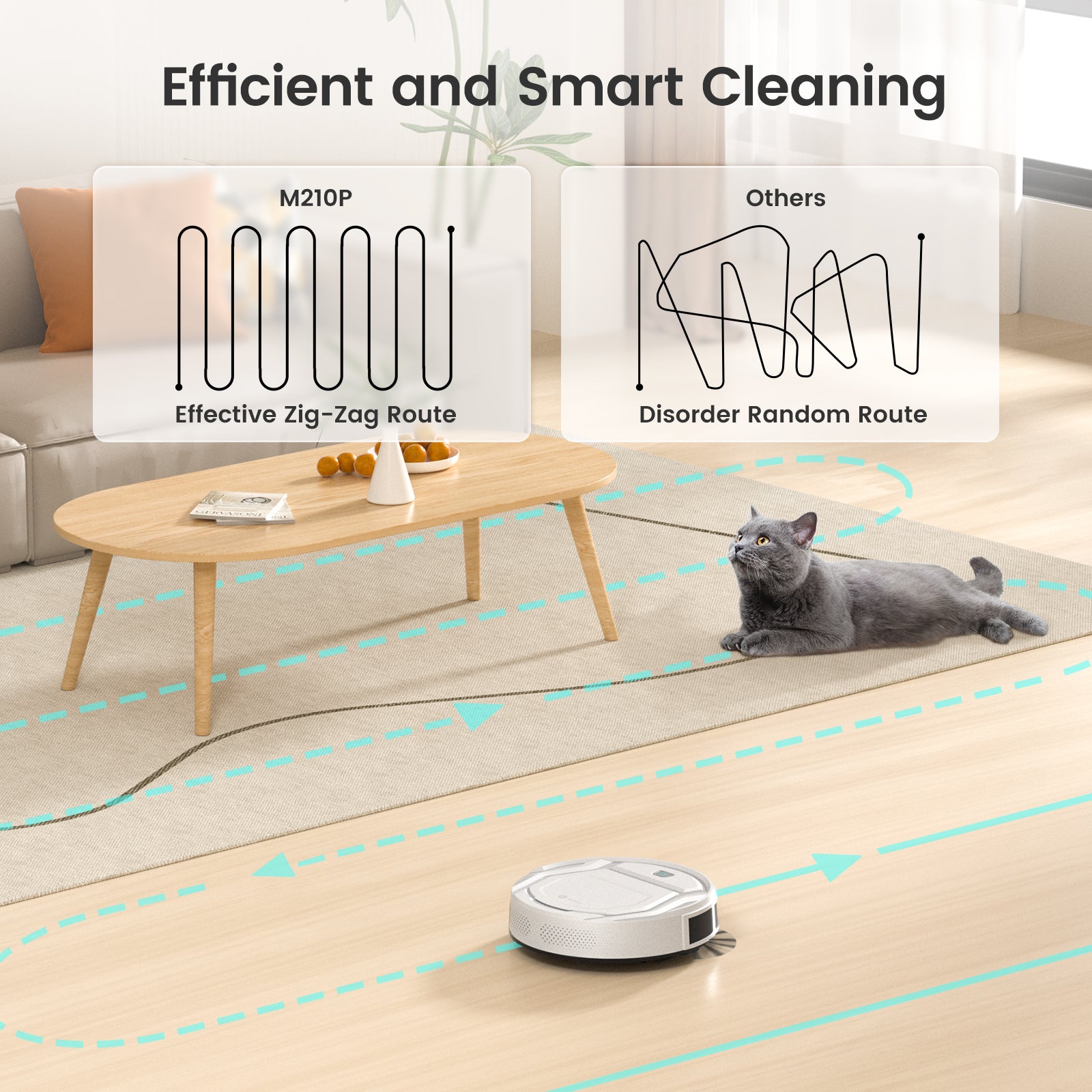 Lefant Robot Vacuum M210P White