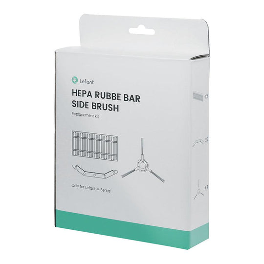 Lefant 4 Side Brush/4 HEPA Filters/2 rubber bar Kit